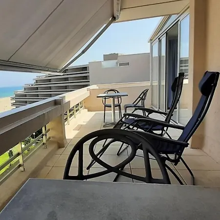 20 m2 de terrasse face à la mer à Canet en Roussillon Extérieur photo