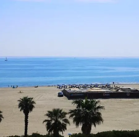 20 m2 de terrasse face à la mer à Canet en Roussillon Extérieur photo